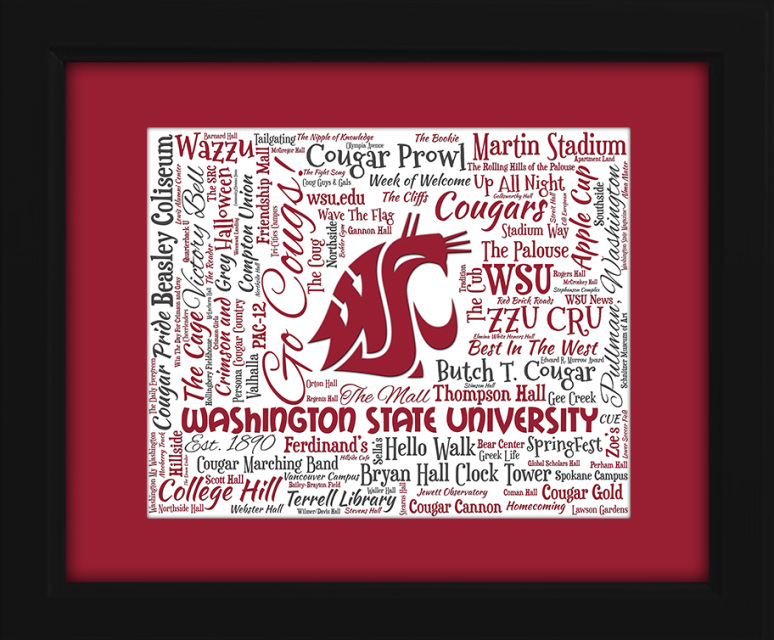 Washington State University Cougars Wazzu Gift Ideas For